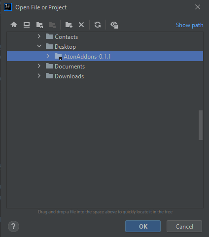 open File wondow