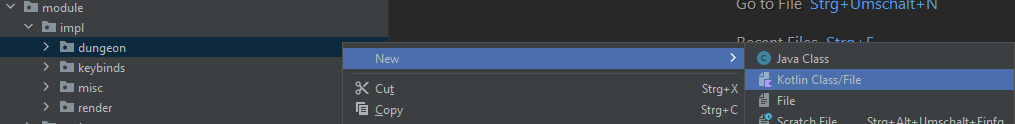 New Kotlin File