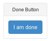 Illustration of the DoneButton widget